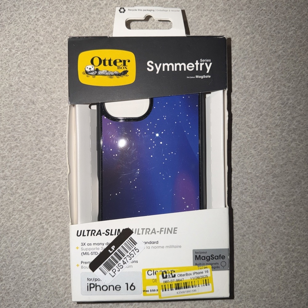 OtterBox Apple iPhone 16 Symmetry Series Case with MagSafe Nebula Night